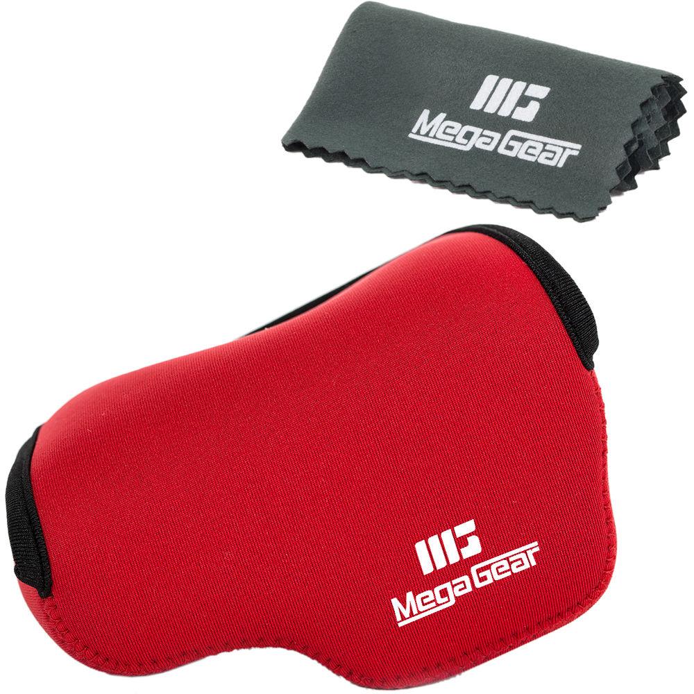 MegaGear Ultra-Light Neoprene Camera Case with Carabiner for Panasonic LUMIX DMC-LX100