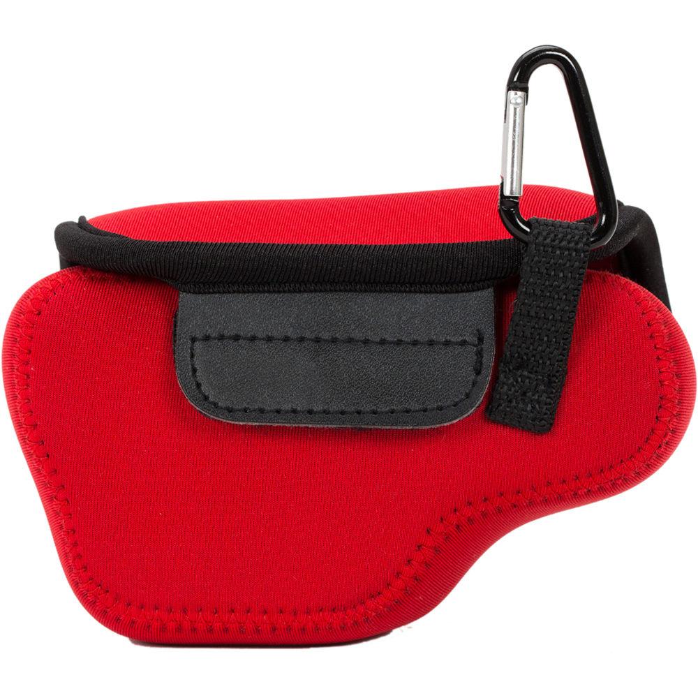 MegaGear Ultra-Light Neoprene Camera Case with Carabiner for Panasonic LUMIX DMC-LX100