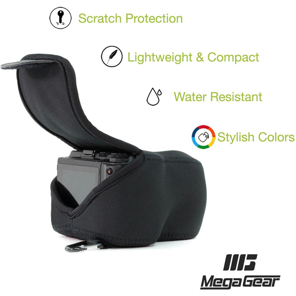 MegaGear Ultra-Light Neoprene Camera Case with Carabiner for Sony Cyber-shot DSC-RX10 III