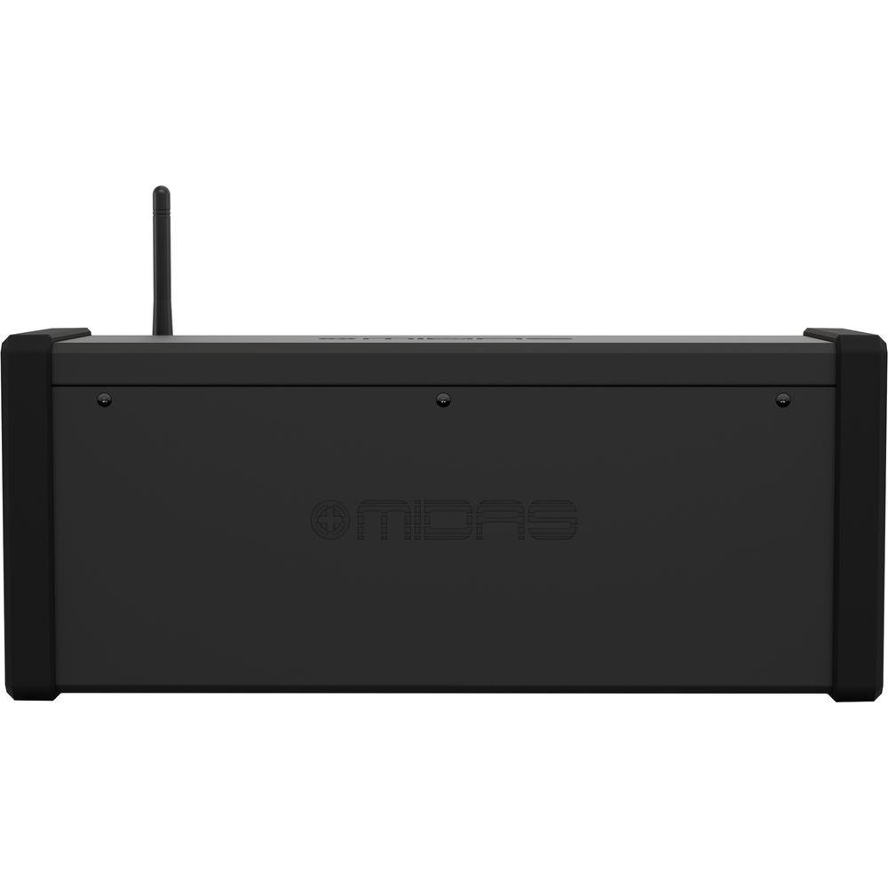 Midas MR18 18-Input Digital Mixer for iPad Android Tablets with Wi-Fi and USB Recorder