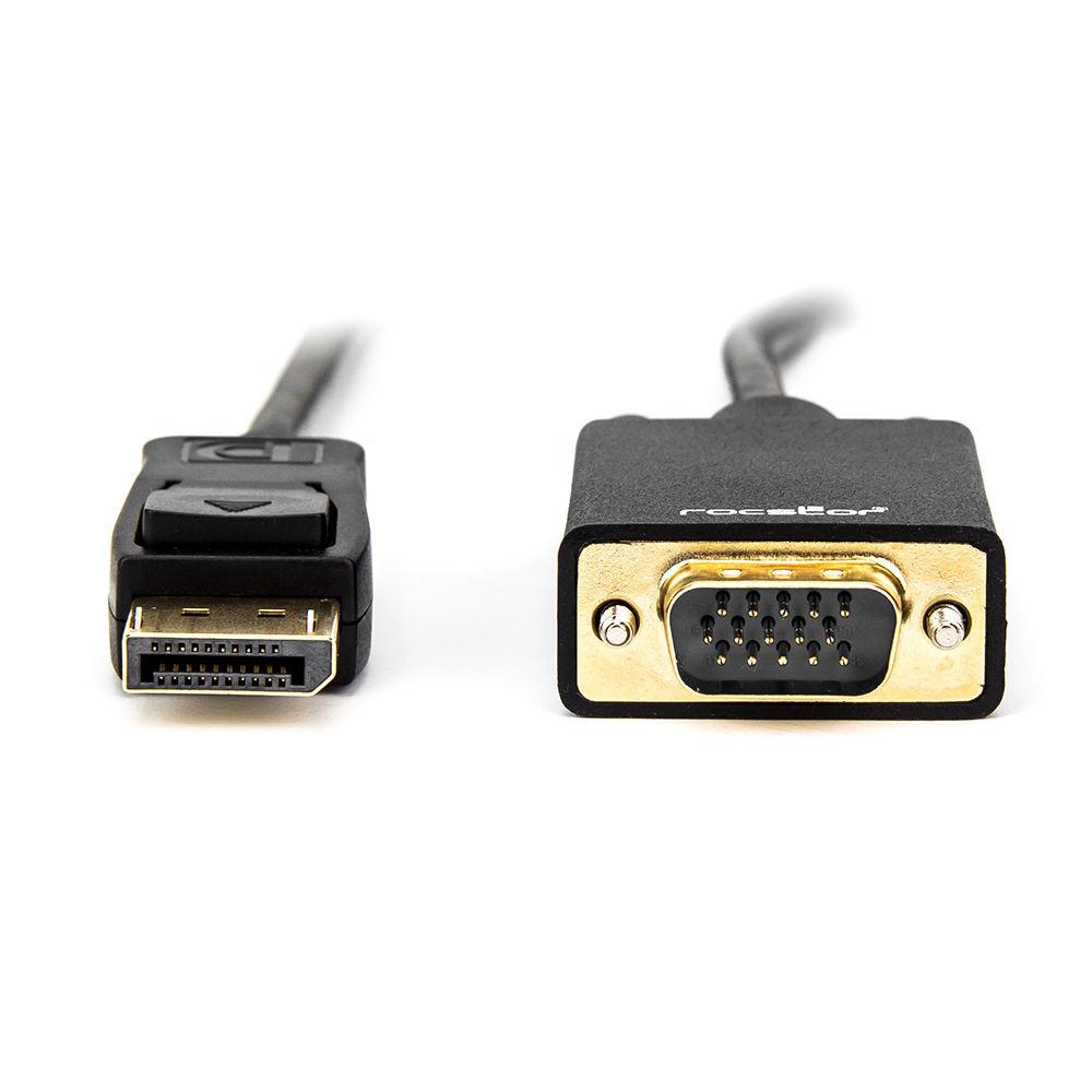 Rocstor DisplayPort Male to VGA Male Adapter Cable