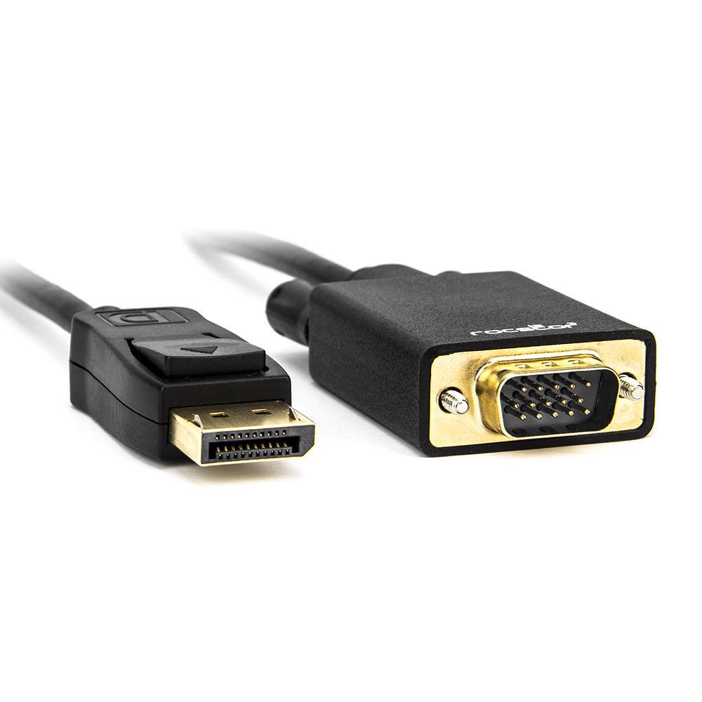 Rocstor DisplayPort Male to VGA Male Adapter Cable