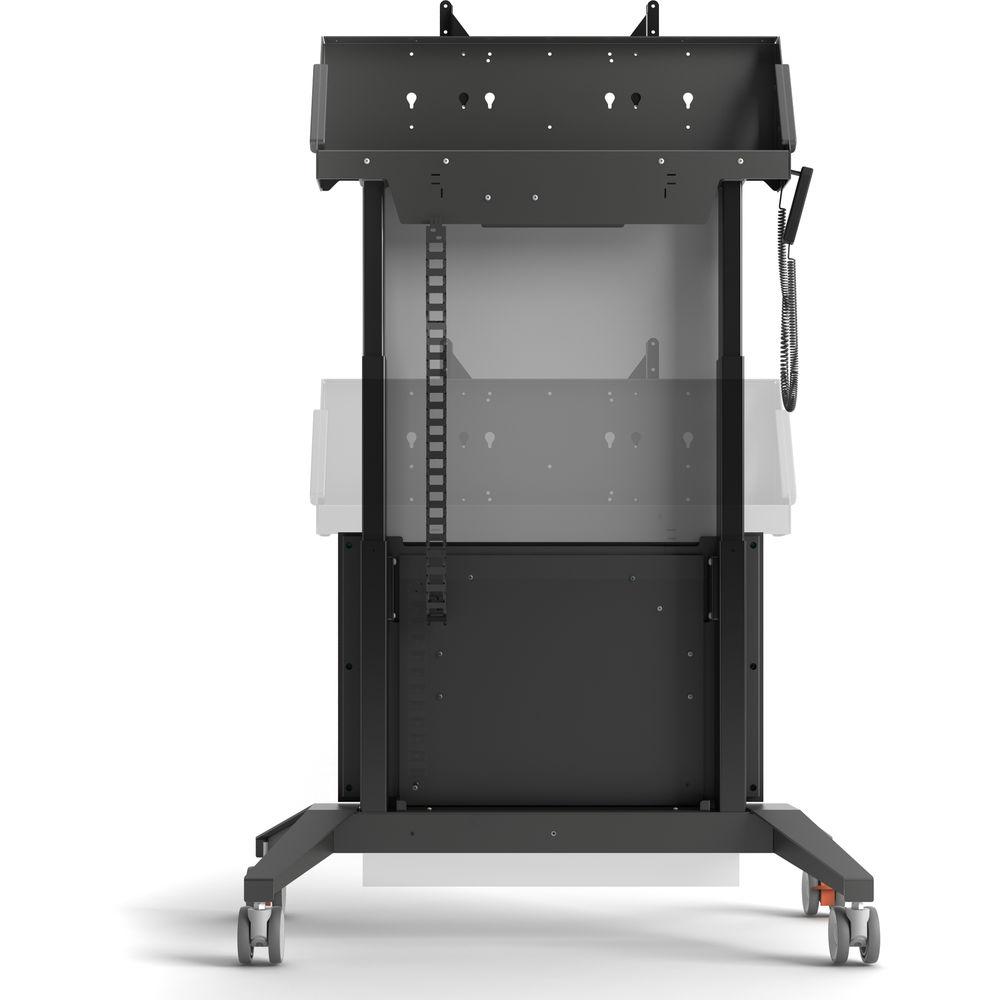 Salamander Designs Large Electric Lift Mobile Display Stand for Up to 65" Displays