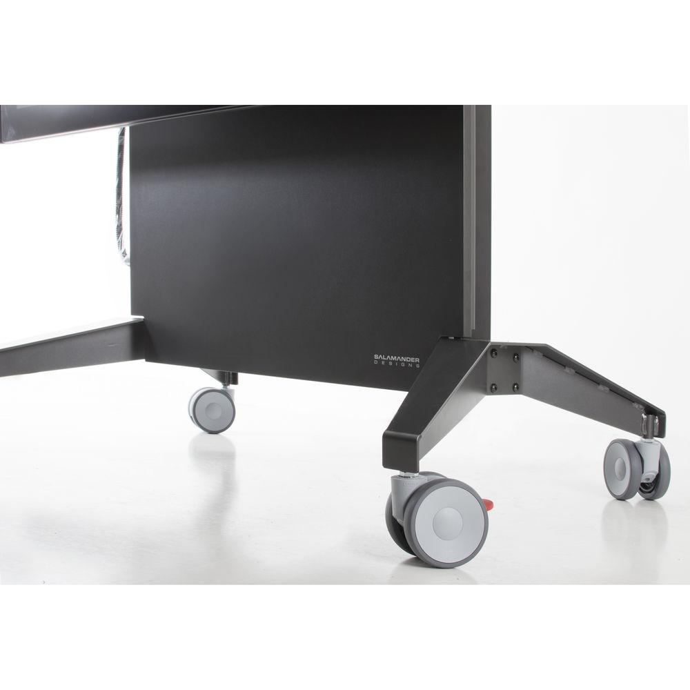 Salamander Designs Large Electric Lift Mobile Display Stand for Up to 65" Displays