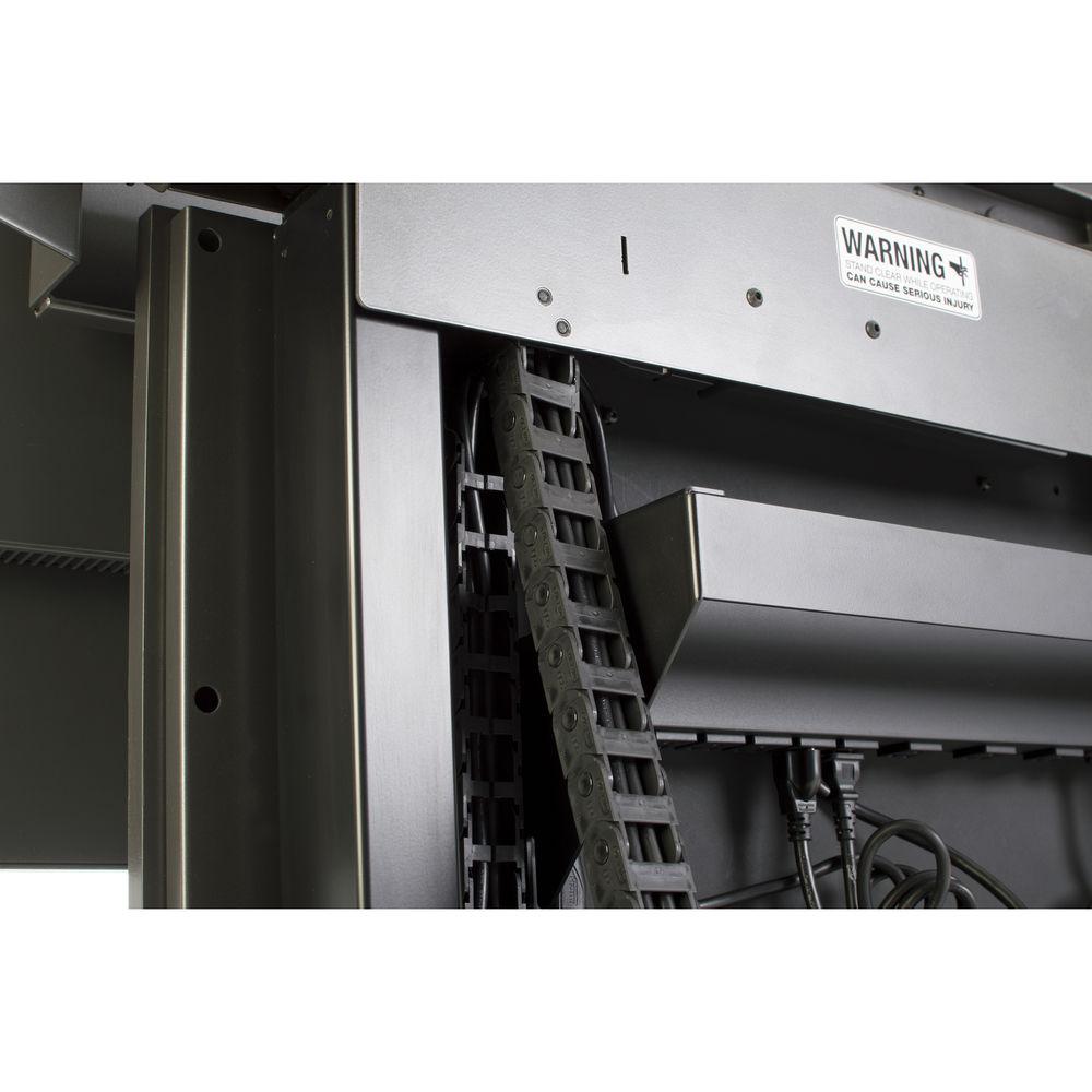 Salamander Designs Large Electric Lift Mobile Display Stand for Up to 65" Displays