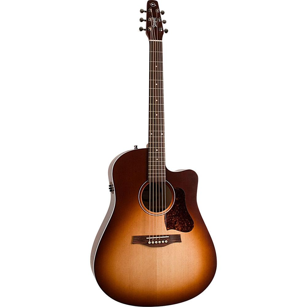 Seagull Guitars Entourage Autumn Burst CW QIT Acoustic Electric Guitar