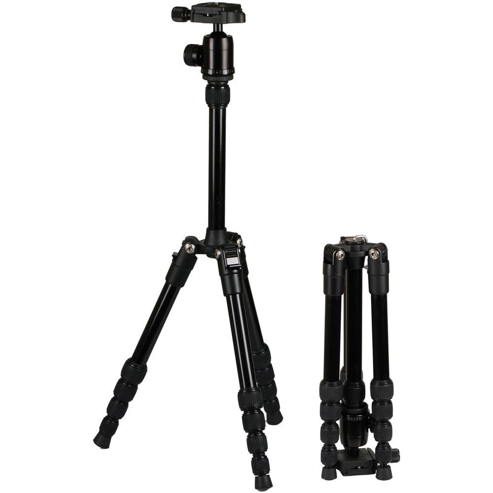 Sunpak TravelLite 50 Reverse-Folding Tripod with TravelSmart System Bag Kit