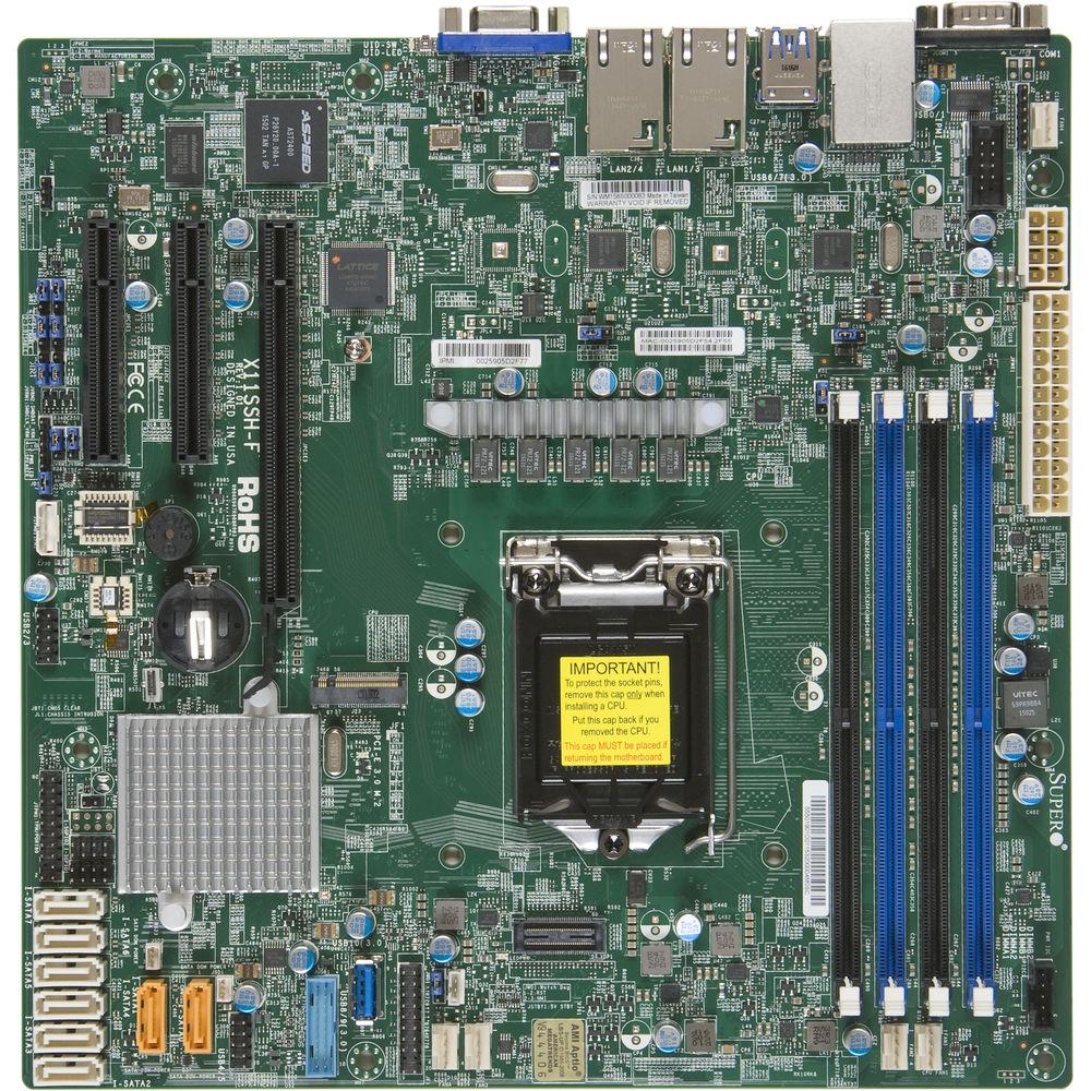Supermicro 5019S-M 4-Bay 3.5" Hot-Swap SATA III RAID SuperServer