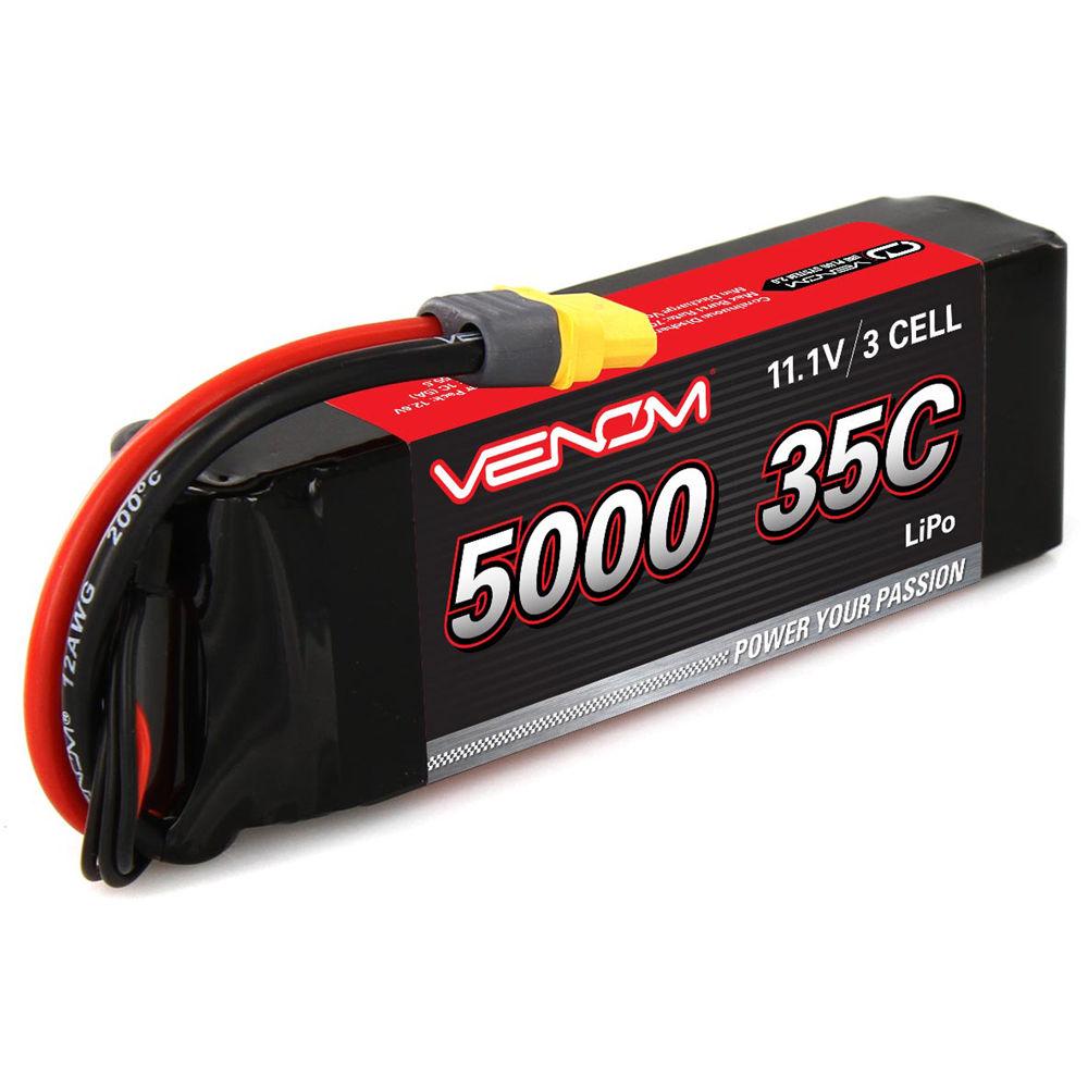 Venom Group Venom 35C 3S 5000mAh 11.1V Lipo Battery With Universal Plug System