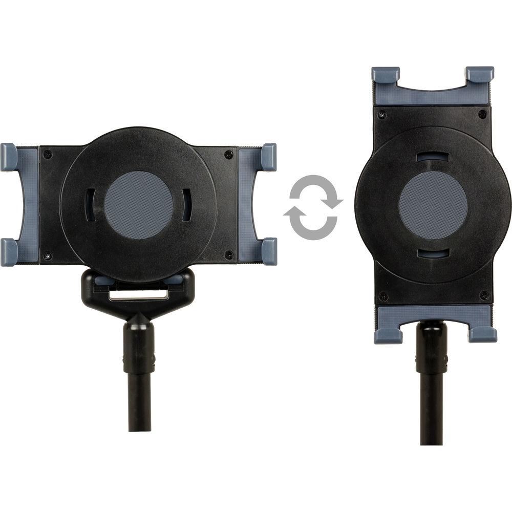 VocoPro MS-UT Universal Tablet Tripod Stand with Dual-Microphone Holder