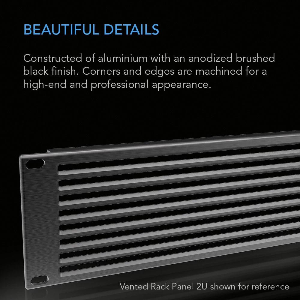AC Infinity Anodized Aluminium Vented Rack Panel, AC, Infinity, Anodized, Aluminium, Vented, Rack, Panel