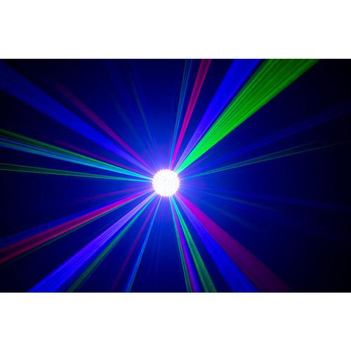 American DJ Startec Rayzer 2-FX-In-1 RGB LED and Laser Party Light