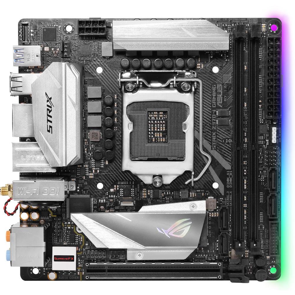 ASUS Republic of Gamers Strix Z370-I Gaming LGA1151 Mini-ITX Motherboard