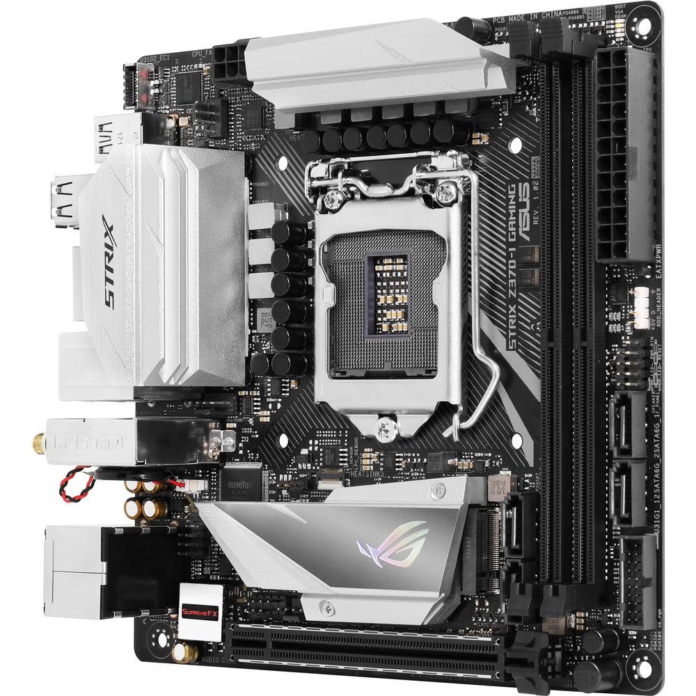 ASUS Republic of Gamers Strix Z370-I Gaming LGA1151 Mini-ITX Motherboard
