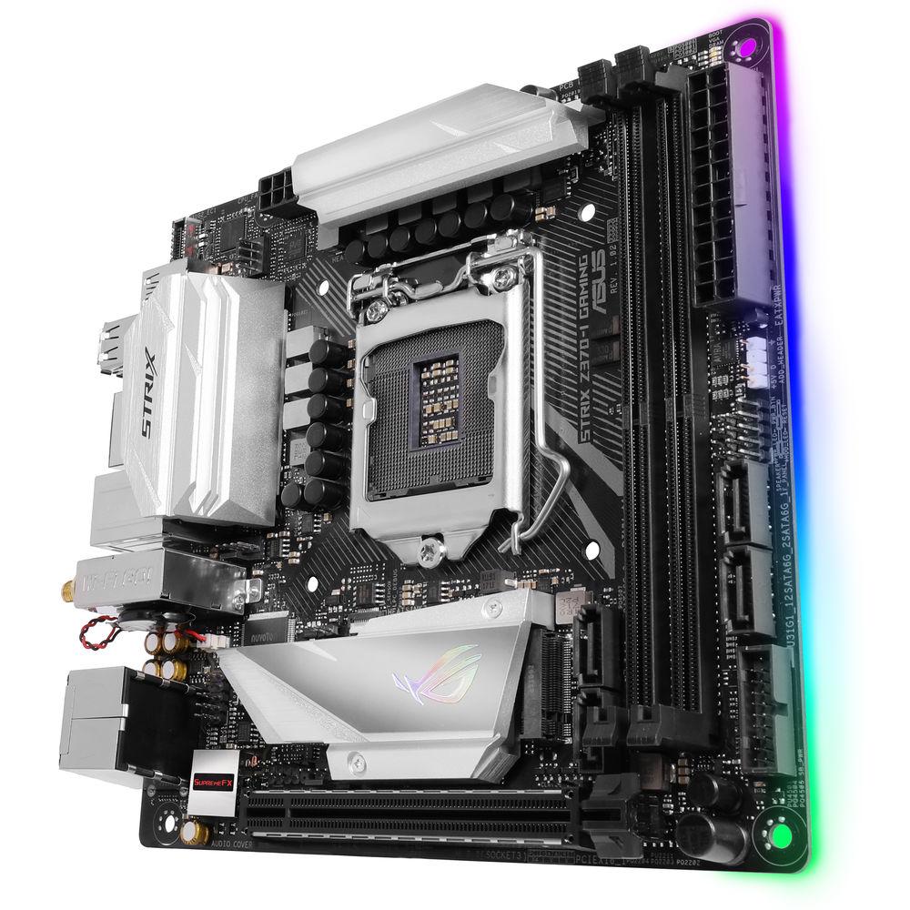 ASUS Republic of Gamers Strix Z370-I Gaming LGA1151 Mini-ITX Motherboard