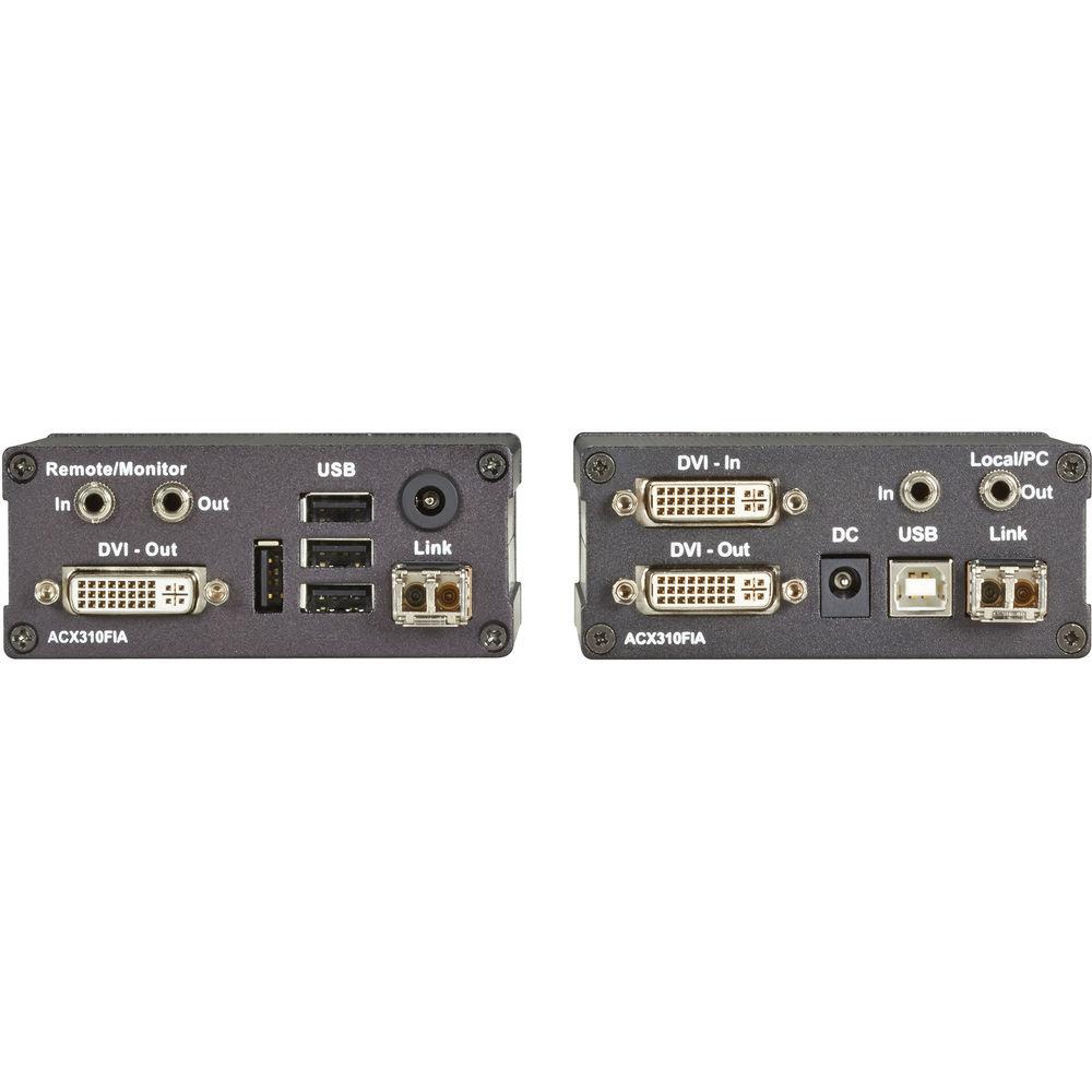 Black Box ServSwitch KVM DVI-D, HDMI, USB 2.0, Audio, Dual-Access, Multimode Fiber Extender, Black, Box, ServSwitch, KVM, DVI-D, HDMI, USB, 2.0, Audio, Dual-Access, Multimode, Fiber, Extender