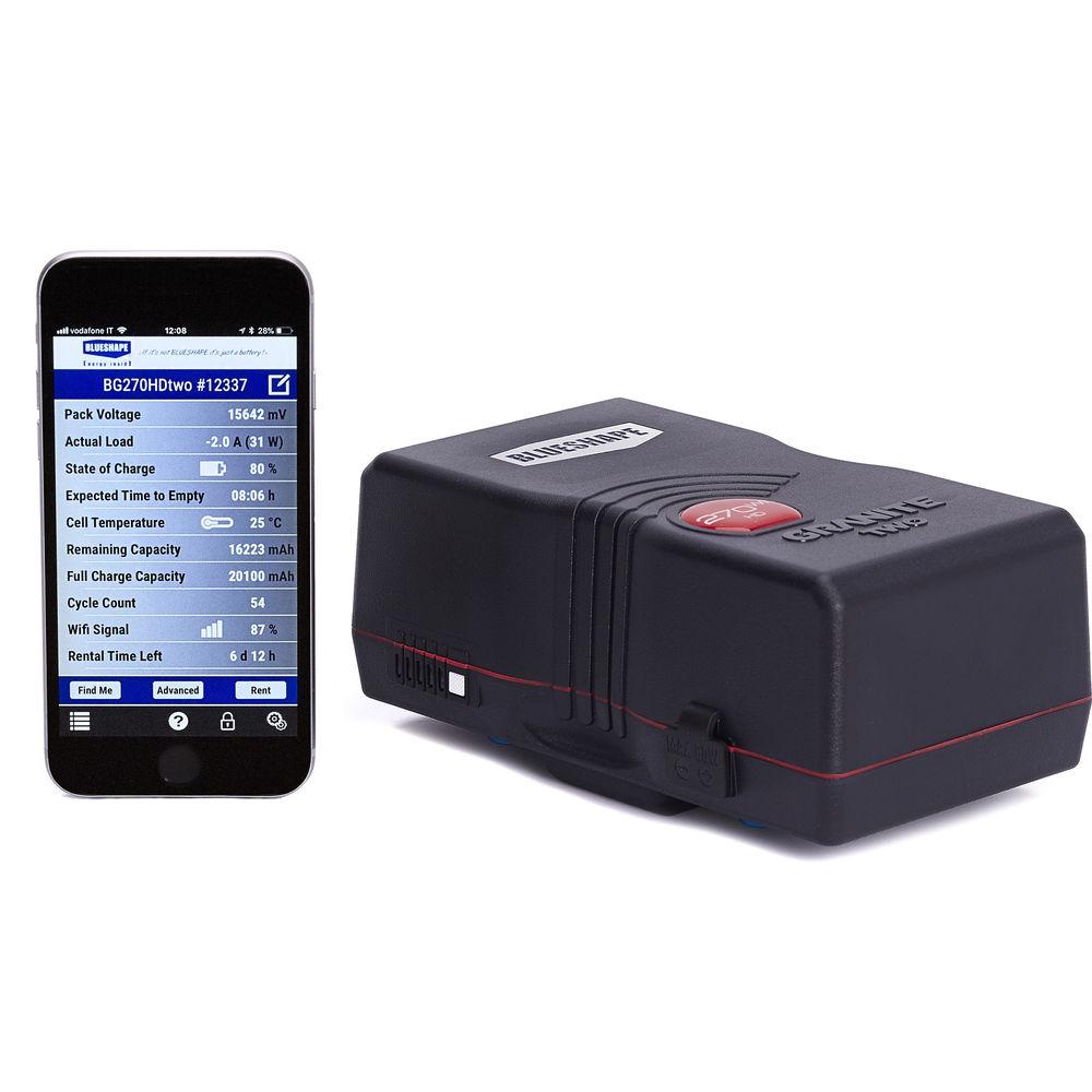 BLUESHAPE GRANITE TWO High Rate Discharge 270Wh Gold Mount Battery