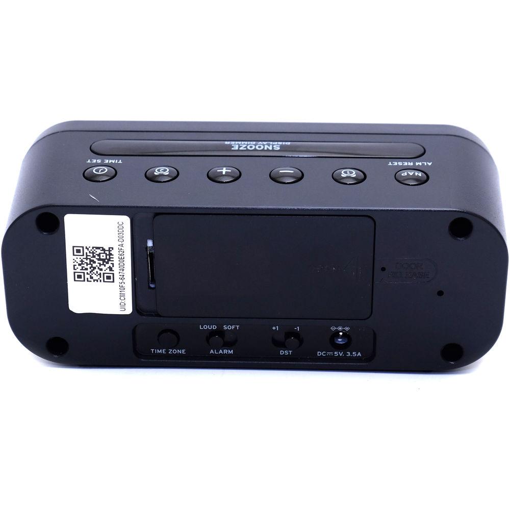 Bush Baby Alarm Clock with 1080p Covert Wi-Fi Camera