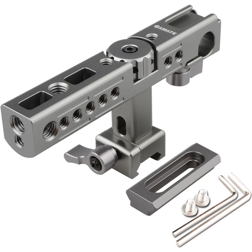 CAMVATE Nato Top Handle with 2.4" Safety Rail for Sony A6500 Cage