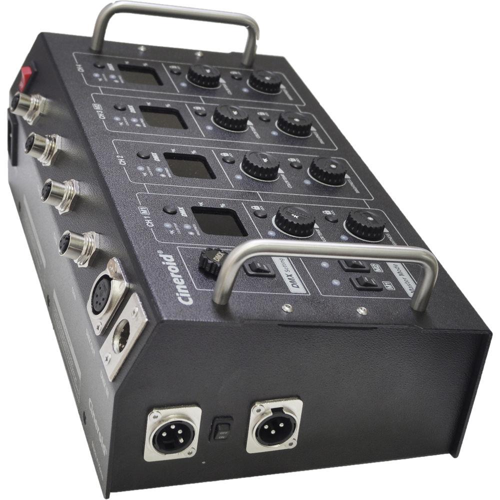 Cineroid CC4 4-Channel Controller for FL400 FL800 LED Panels, Cineroid, CC4, 4-Channel, Controller, FL400, FL800, LED, Panels
