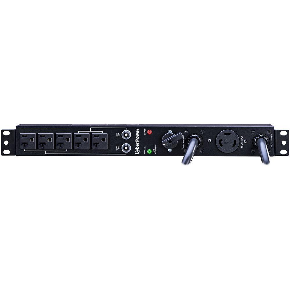 CyberPower Maintenance Bypass PDU 30 24A 100-120VAC 2 NEMA L5-30P 5 NEMA 5-20R