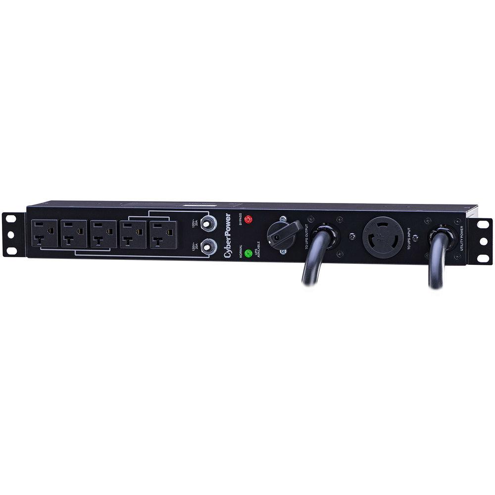 CyberPower Maintenance Bypass PDU 30 24A 100-120VAC 2 NEMA L5-30P 5 NEMA 5-20R