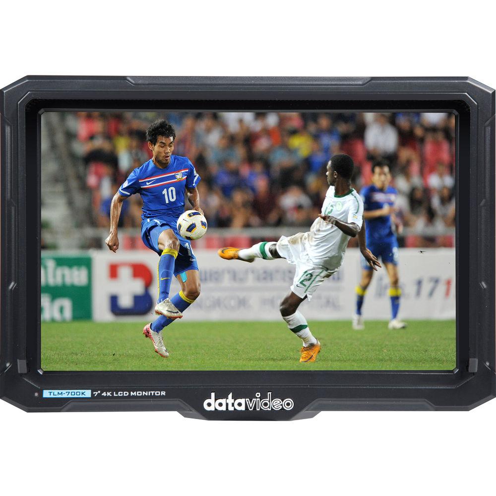 Datavideo 7" 4K Lcd Monitor. It Has HDMI Input And Output