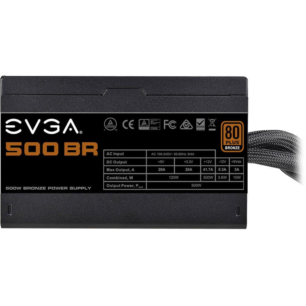 EVGA 500 BR 500W 80 Plus Bronze Power Supply