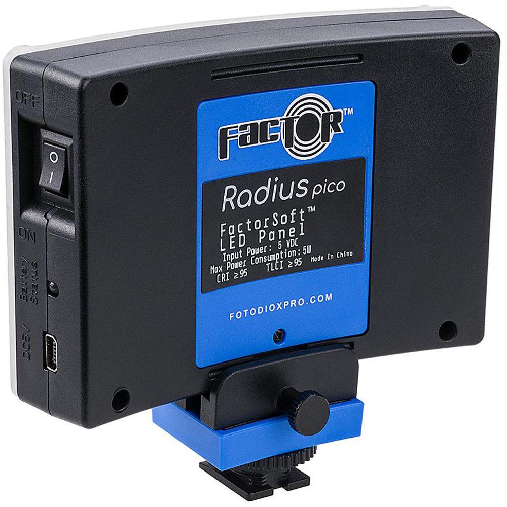 FotodioX FACTOR Radius Pico 3x5" Curved Led Panel