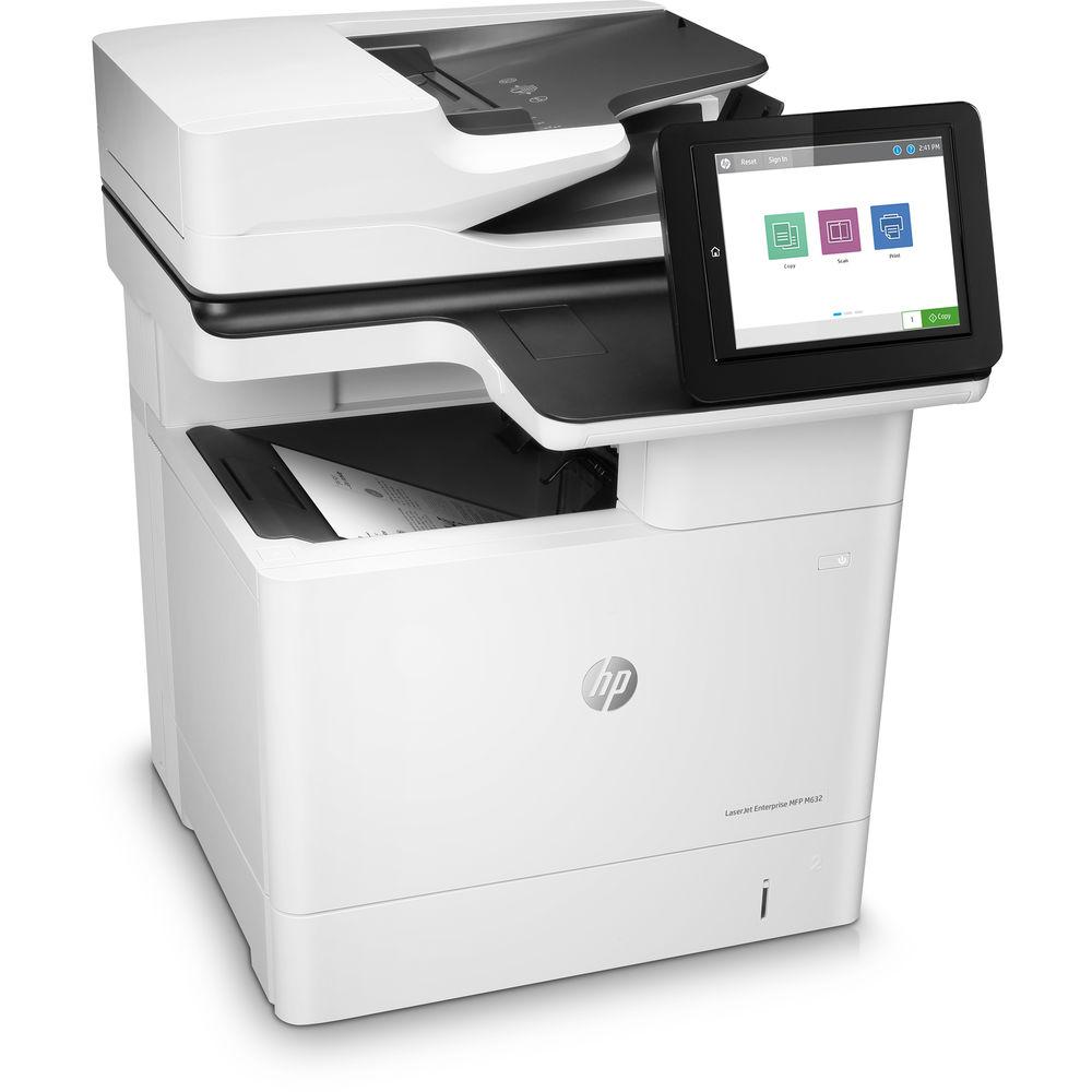 HP LaserJet Enterprise M632h Monochrome All-In-One Laser Printer, HP, LaserJet, Enterprise, M632h, Monochrome, All-In-One, Laser, Printer