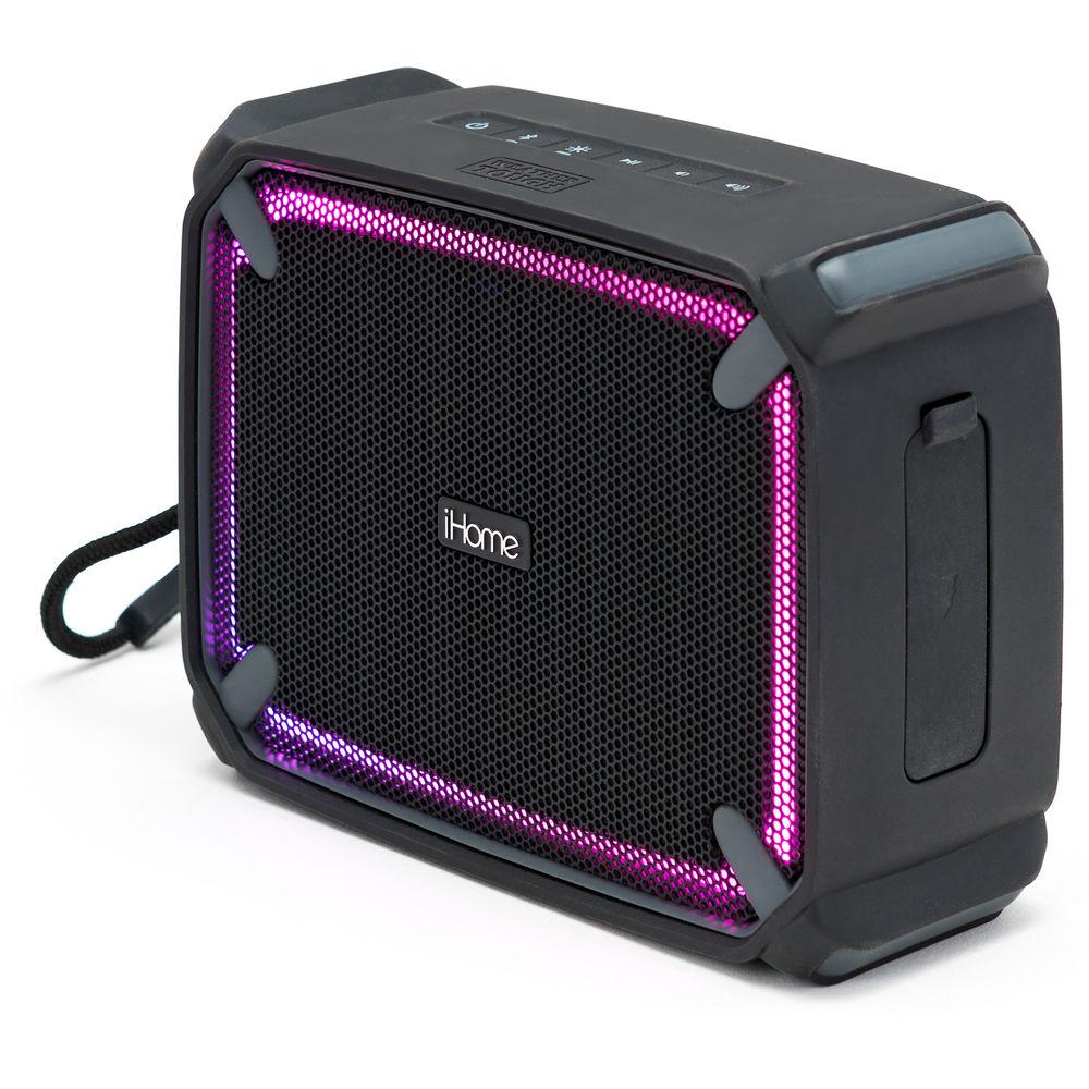 iHome iBT372BG Weather Tough Portable Bluetooth Speaker