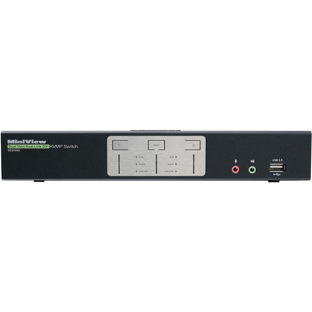 IOGEAR 2-Port Dual View Dual-Link DVI KVMP Switch