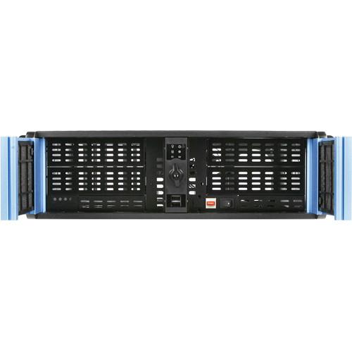 iStarUSA D-300LSEA 3 RU High-Performance Rackmount Chassis with 750W Redundant Power Supply