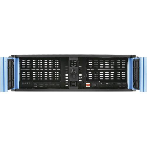 iStarUSA D-300LSEA 3 RU High-Performance Rackmount Chassis with 750W Redundant Power Supply