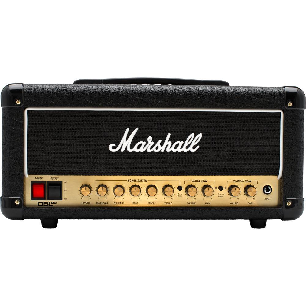 Marshall Amplification DSL20HR 2-Channel Valve Amplifier Head with Variable Output