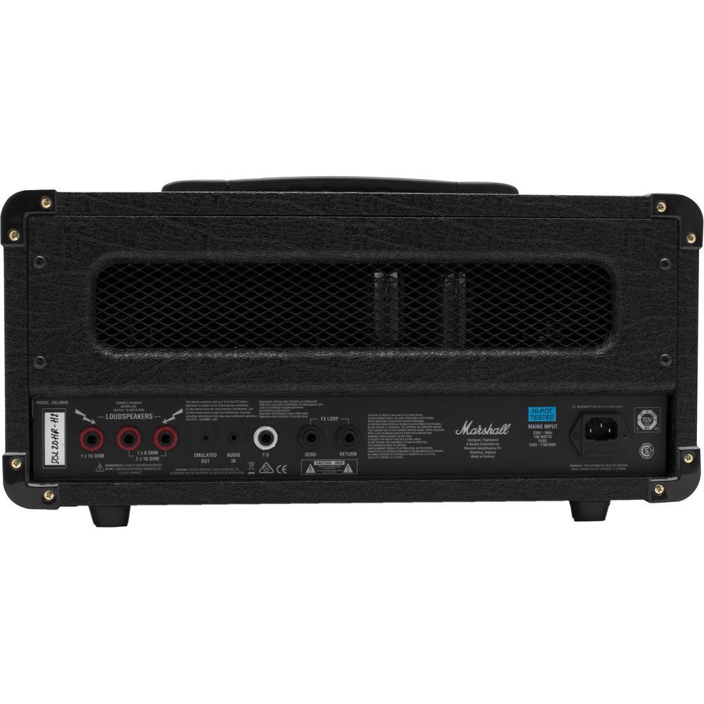Marshall Amplification DSL20HR 2-Channel Valve Amplifier Head with Variable Output