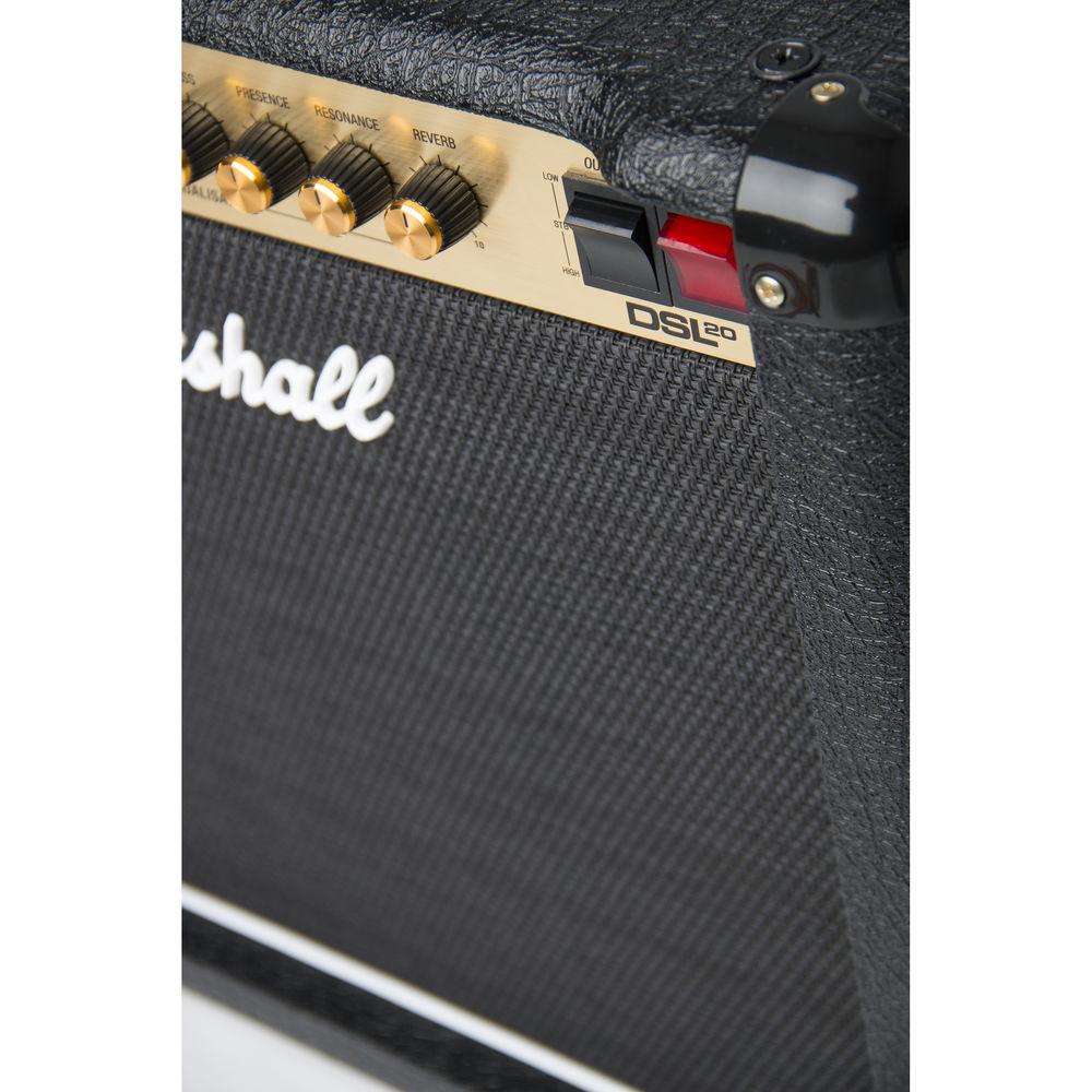 Marshall Amplification DSL20HR 2-Channel Valve Amplifier Head with Variable Output