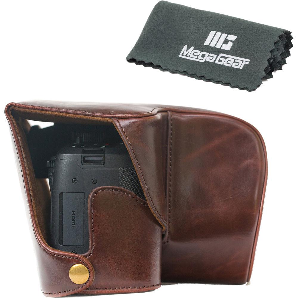 MegaGear Ever Ready Leather Camera Case for Leica V-Lux