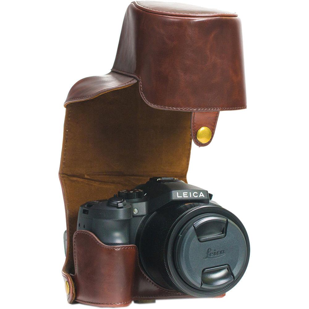 MegaGear Ever Ready Leather Camera Case for Leica V-Lux