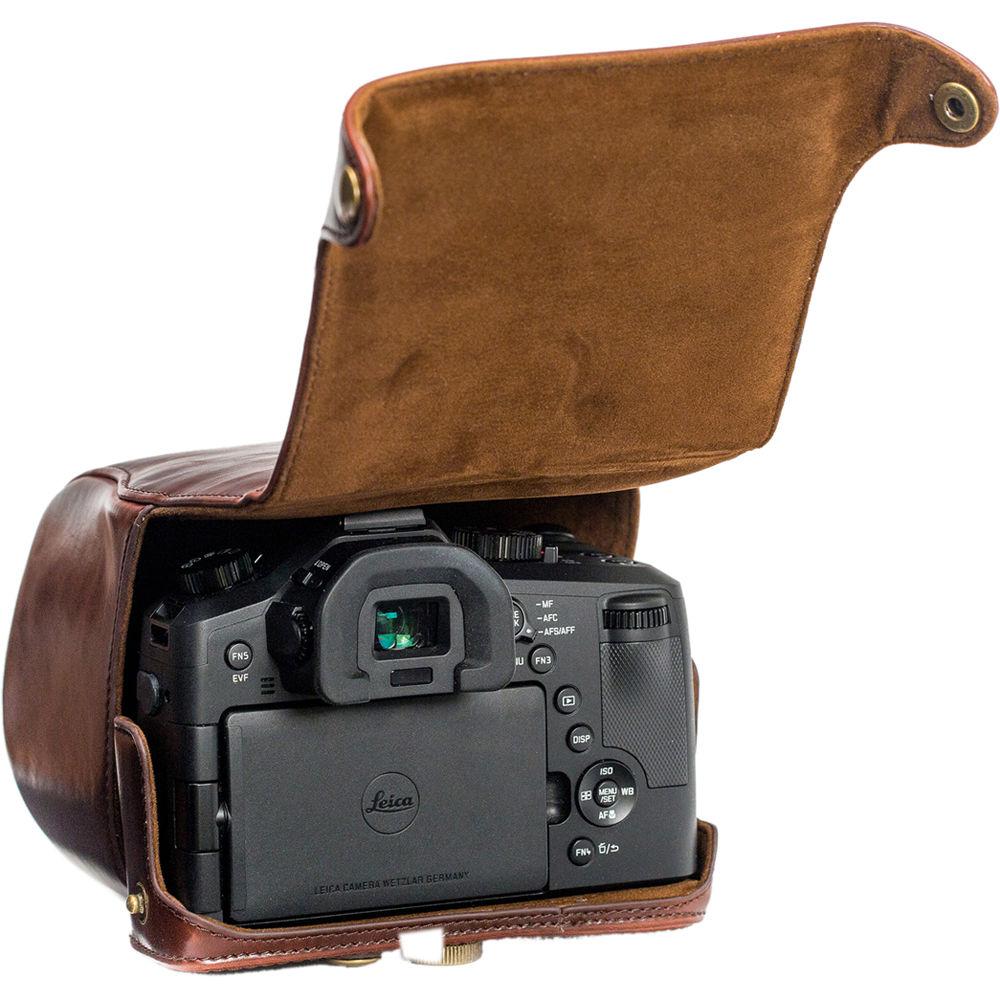 MegaGear Ever Ready Leather Camera Case for Leica V-Lux