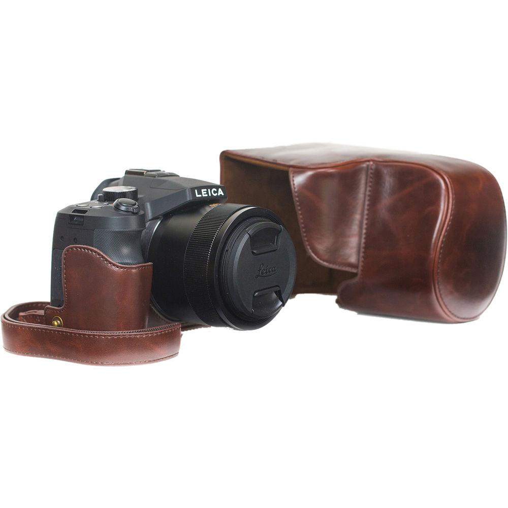 MegaGear Ever Ready Leather Camera Case for Leica V-Lux