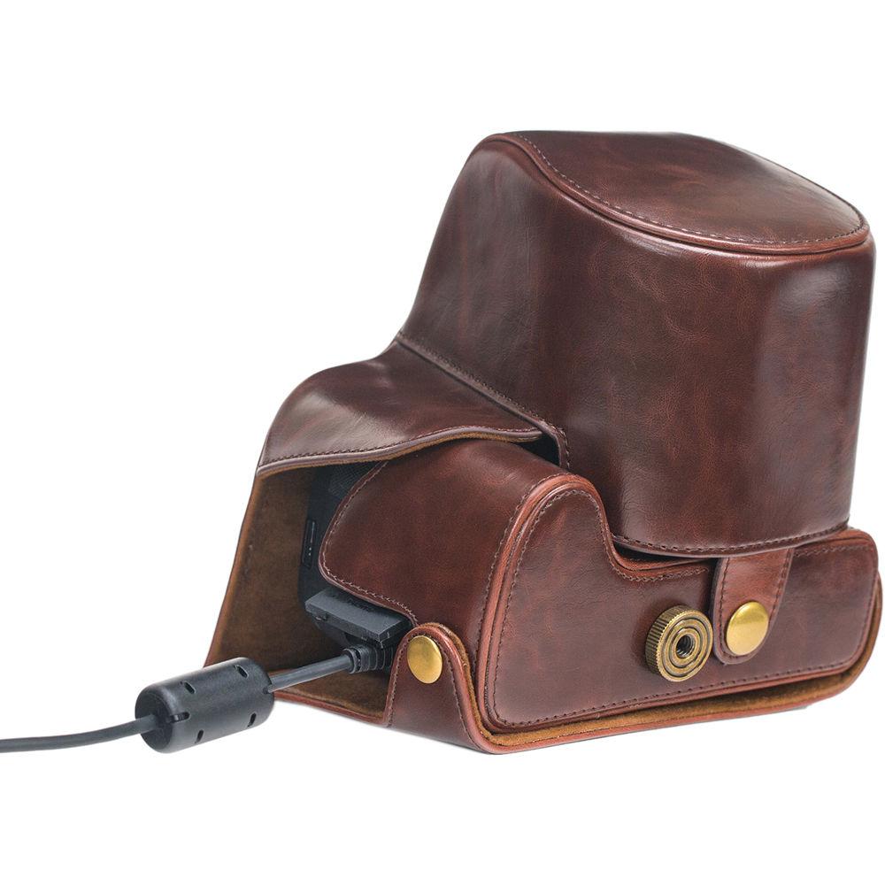 MegaGear Ever Ready Leather Camera Case for Leica V-Lux