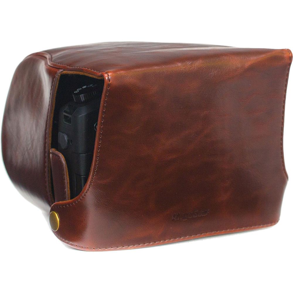 MegaGear Ever Ready Leather Camera Case for Leica V-Lux