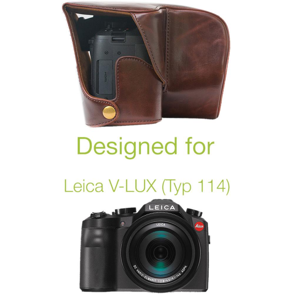 MegaGear Ever Ready Leather Camera Case for Leica V-Lux