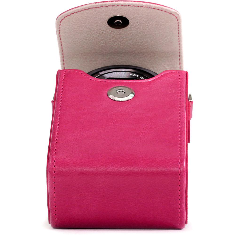 MegaGear Protective Leather Camera Case for PowerShotS120, COOLPIX P340, L28, Lumix ZS50, TZ70, ZS45, TZ57, Select Cyber-Shot