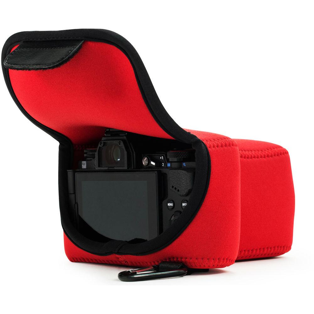 MegaGear Ultra-Light Neoprene Camera Case for Olympus OM-D E-M5 Mark II with Carabiner