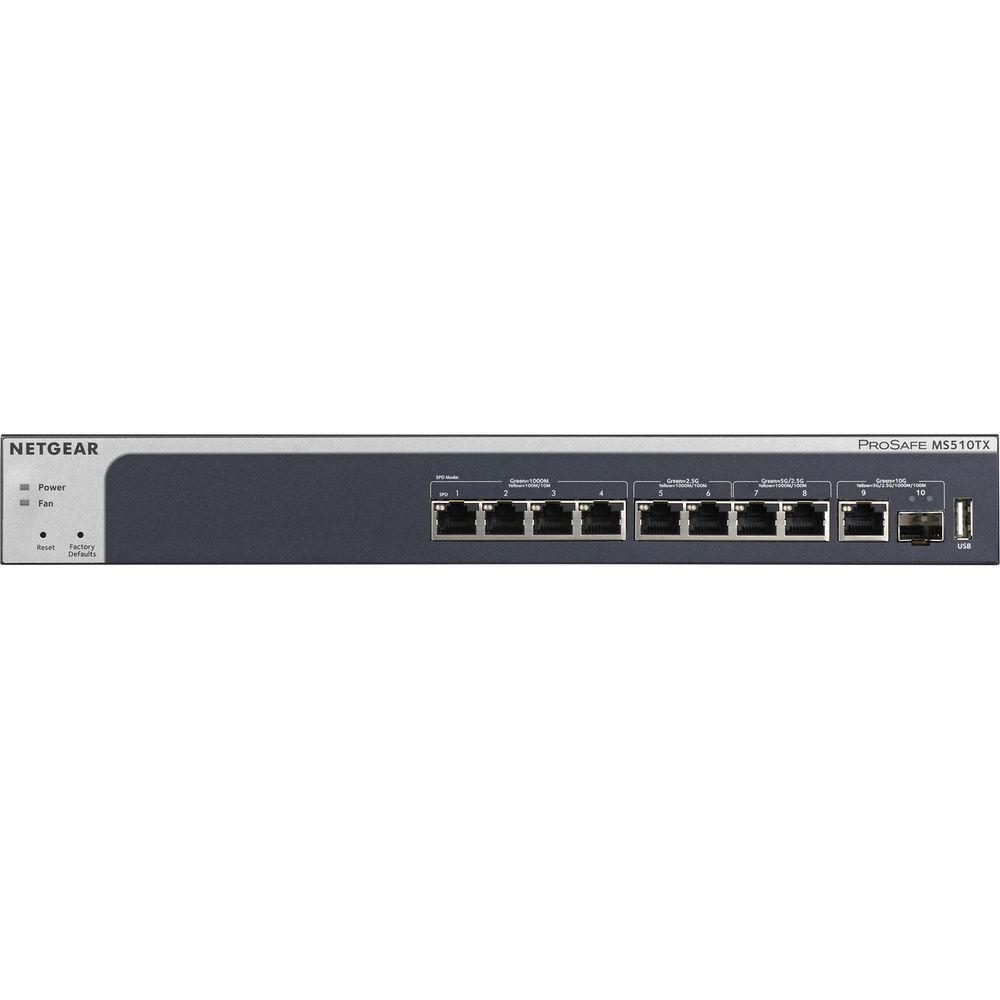 Netgear MS510TX 8 Port Gigabit Managed Switch, Netgear, MS510TX, 8, Port, Gigabit, Managed, Switch