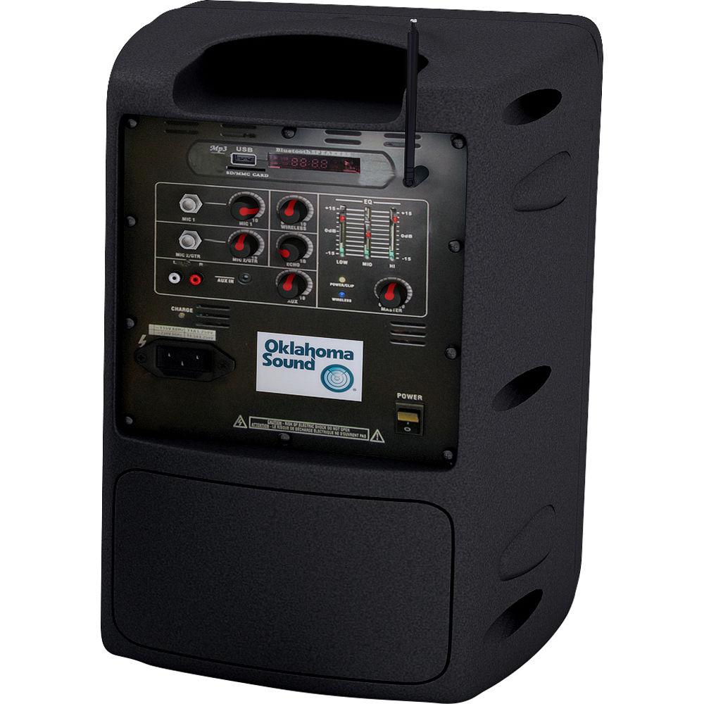 Oklahoma Sound 40W Wireless PA System with Headset Microphone
