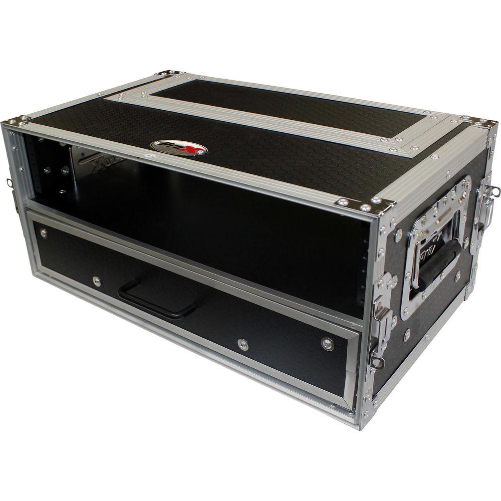 ProX 2-RU Rack Case with 2-RU Rack Drawer