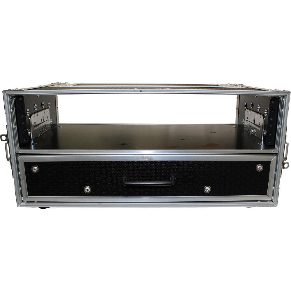 ProX 2-RU Rack Case with 2-RU Rack Drawer